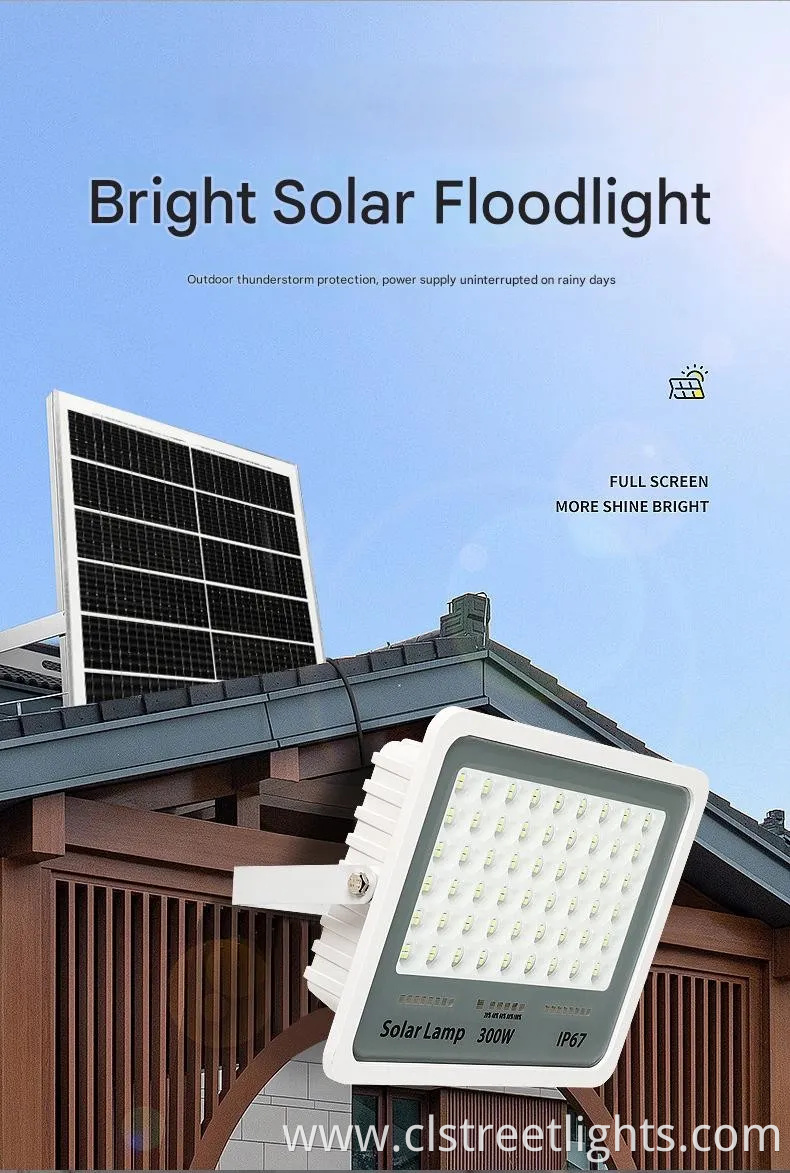 LED Solar Floodlights, Ultra-Bright Outdoor Solar Lights, Energy-Saving Lighting